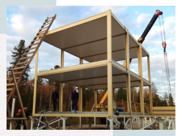 Строительство модульных здания Новосибирск