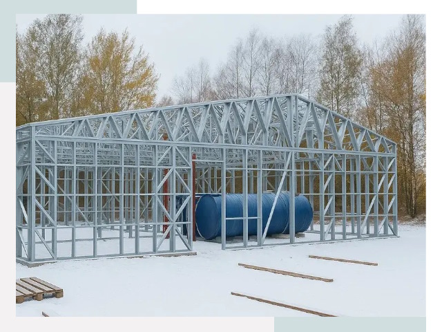 Металлические ангары в Новосибирске