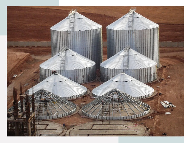 Строительство зерновых силосов в Новосибирске