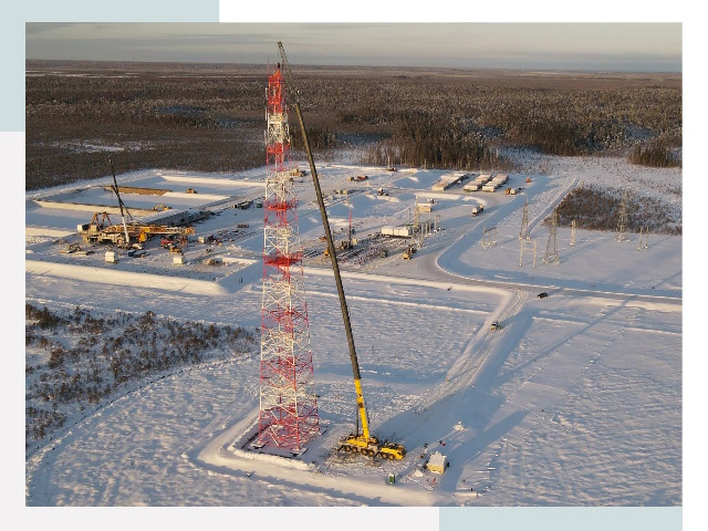 Мачты связи в Новосибирске