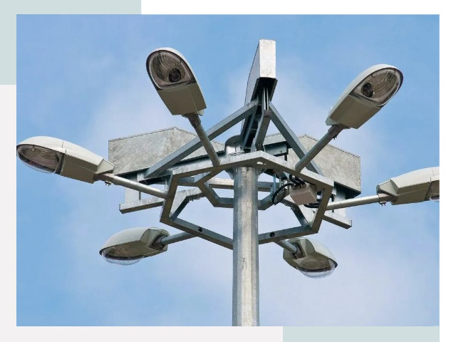 Монтаж осветительных мачт в Новосибирске