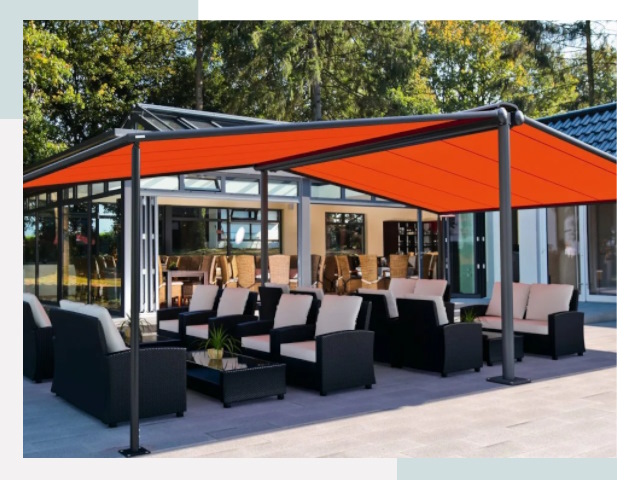 Навесы для кафе и ресторанов в Новосибирске