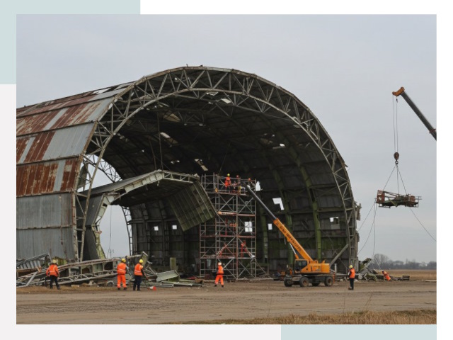 Демонтаж ангаров в Новосибирске